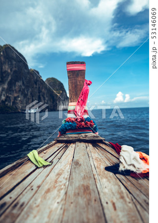 Travel by long tail boat Sea and island Travel by long tail boat Sea and island 53146069