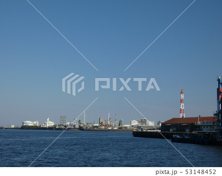 四日市港周辺 午起地区 第二コンビナート含む 三重県 四日市市 四日市港周辺 午起地区 第二コンビナート含む 三重県 四日市市 53148452