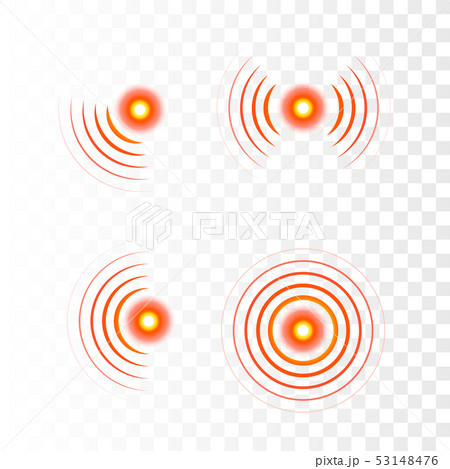 Pain symbols. Painful signs isolated Pain symbols. Painful signs isolated 53148476
