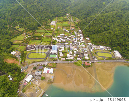 宇検村田検の空撮 (奄美大島) 宇検村田検の空撮 (奄美大島) 53149068