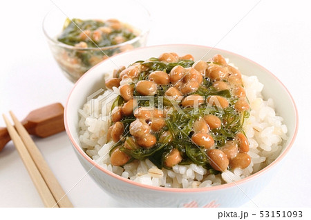 めかぶ納豆ご飯 めかぶ納豆ご飯 53151093