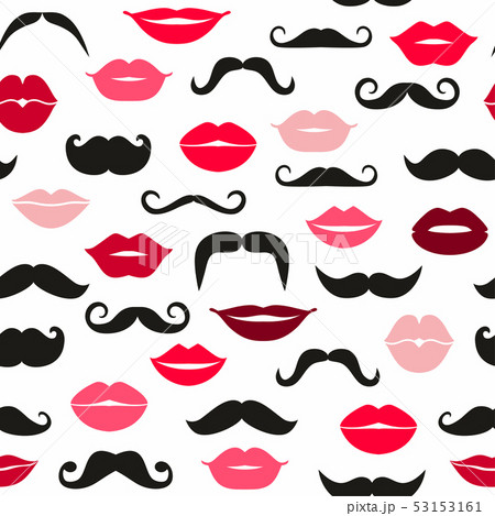 Ladies and gentlemen seamless pattern. 53153161
