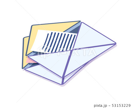 Envelope with Message, Correspondence Information 53153229
