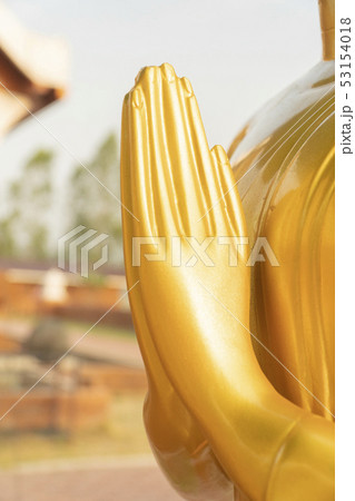 Golden Buddha statue 53154018