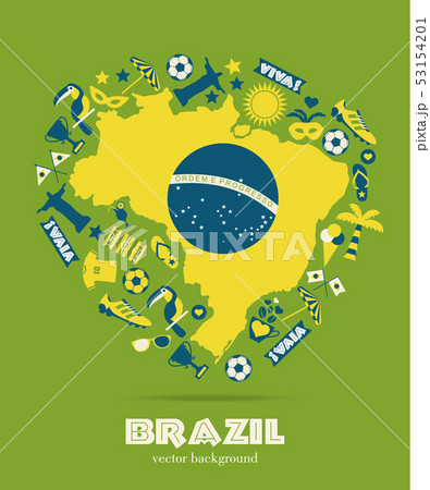 Vector Illustration of Brazil Vector Illustration of Brazil 53154201