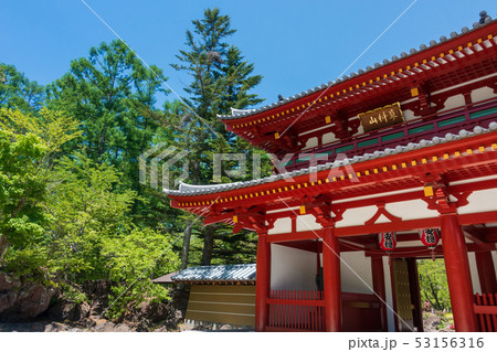 蓼科山聖光寺：山門　　　茅野市蓼科高原 53156316