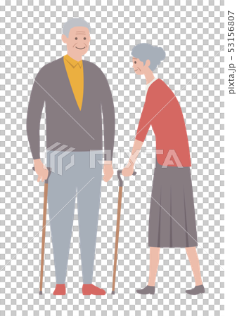 高齢者のイラストセット 53156807