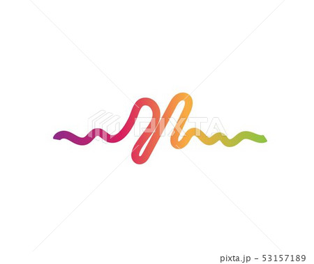 Sound waves vector illustration Sound waves vector illustration 53157189