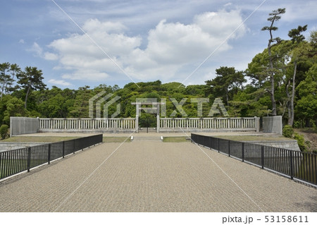 【大阪府　堺市】世界遺産・百舌鳥古墳群の仁徳天皇陵古墳 53158611