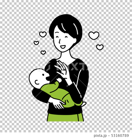 Mothers to baby 53160789