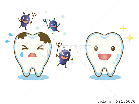 医療イラスト むし歯予防のイラスト素材 53165070 Pixta