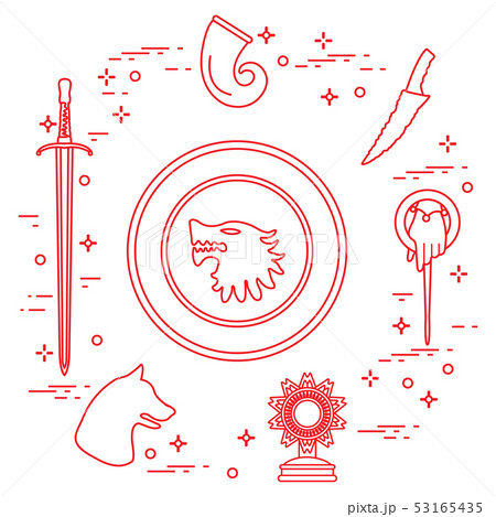 Symbols of the fantasy television series Symbols of the fantasy television series 53165435