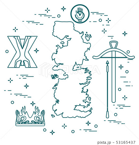 Symbols of the fantasy television series 53165437