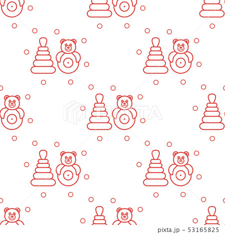 Seamless pattern with children's toys Seamless pattern with children's toys 53165825