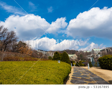 Ewha Womans University facade Ewha Womans University facade 53167895