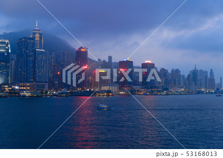 【香港】香港島の夜景 53168013