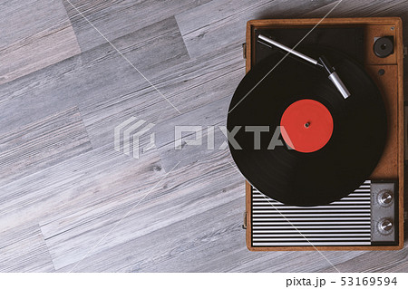 Sound technology for DJ to mix & play music 53169594