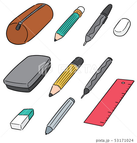 vector set of pencil case vector set of pencil case 53171024