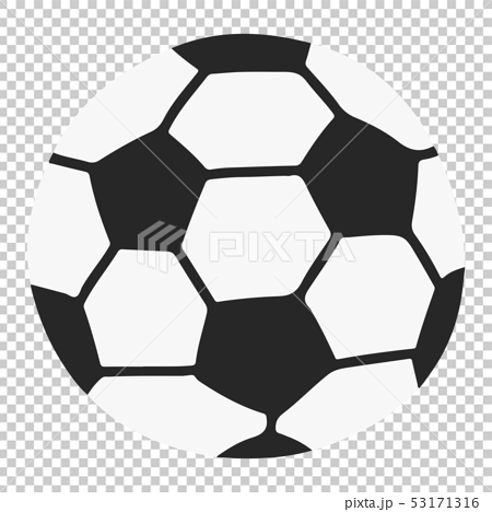 サッカーボール アウトラインなしのイラスト素材