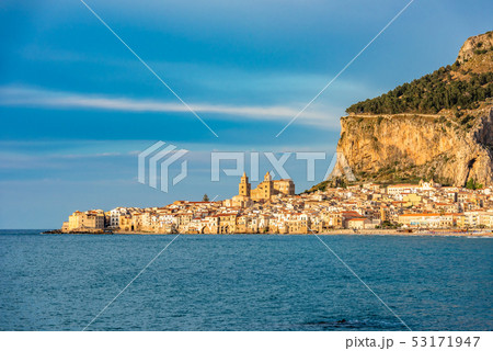 Cefalu, medieval village of Sicily island, Italy 53171947