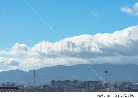 京都　都市風景　京都タワー 53171966