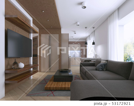Modern interior of the studio in the style of 53172921