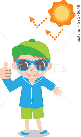 紫外線対策　男の子 53176649