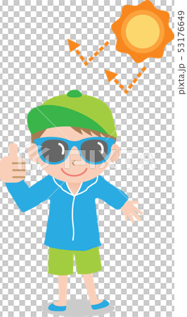 紫外線対策　男の子 53176649
