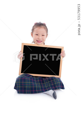 Full length of shoolgirl wearing uniform Full length of shoolgirl wearing uniform 53179953