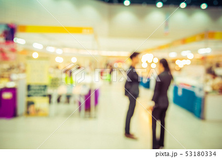 blur image of booth at the fair. blur image of booth at the fair. 53180334