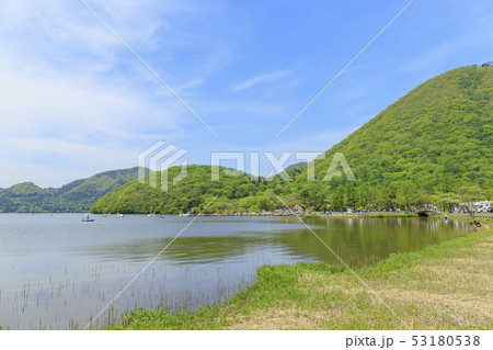 榛名山 榛名富士 榛名湖 榛名山 榛名富士 榛名湖 53180538