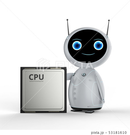 Robot with cpu chip Robot with cpu chip 53181610