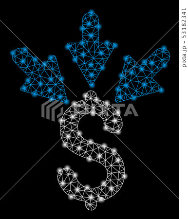 Bright Mesh 2D Aggregate Payment with Light Spots Bright Mesh 2D Aggregate Payment with Light Spots 53182341