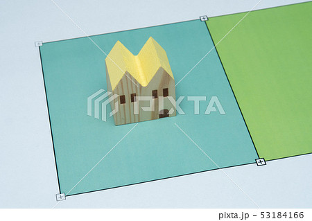 土地　境界　不動産　イメージ 53184166