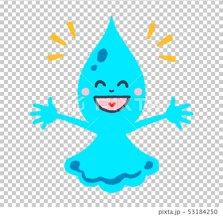 Shizuku character, front, blue (smile) Shizuku character, front, blue (smile) 53184250