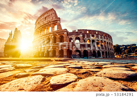 The Roman Colosseum The Roman Colosseum 53184291