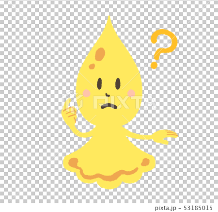 Shizuku字符，正面，黃色（Hatena標記） 53185015