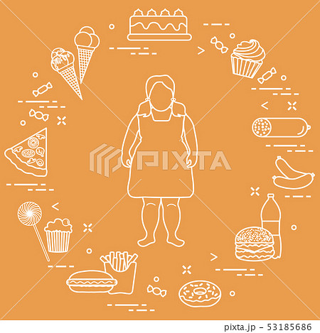 Harmful eating habits and fat girl 53185686