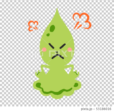 しずくのキャラクター・正面・緑　（プンプン） 53186016