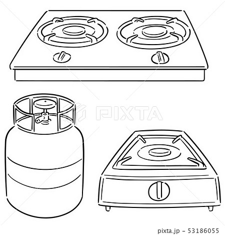 How to Draw an Electric Gas Stove  YouTube