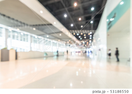Exhibition event convention hall business blur Exhibition event convention hall business blur 53186550