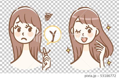 分枝頭髮護髮之前 53186772