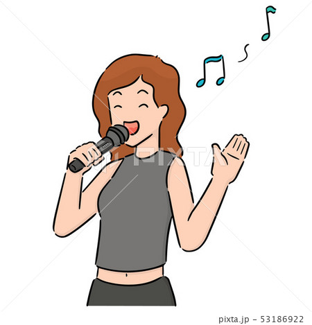 vector of singer 53186922