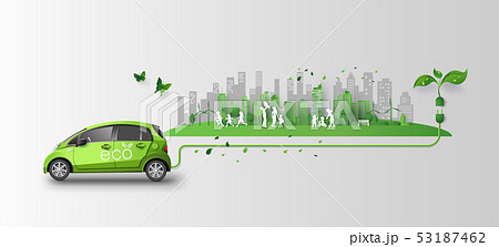 eco car concept 53187462