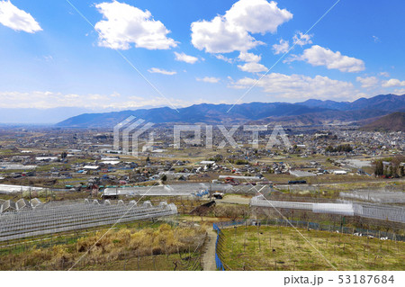 【山梨県】牛奥みはらしの丘からの眺望 53187684