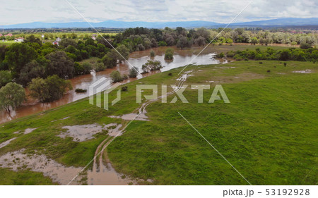 River with floating nature and environment river 53192928