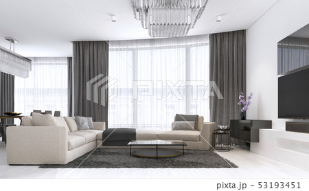 decoration and design of contemporary living room 53193451