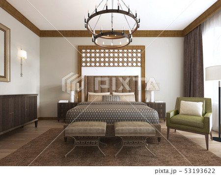 Bedroom in a middle eastern arabic style. 53193622
