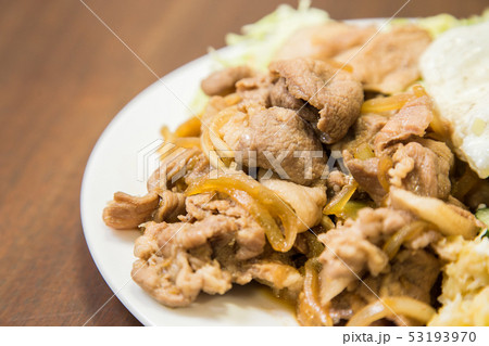 豚の生姜焼き 豚の生姜焼き 53193970