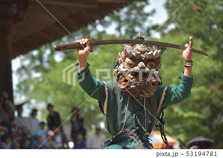 朝光寺　鬼祭り　黒鬼 53194781